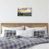 Blue Ridge Parkway - Mountain Sunset 1 Canvas Afdruk (Insitu (Slaapkamer))