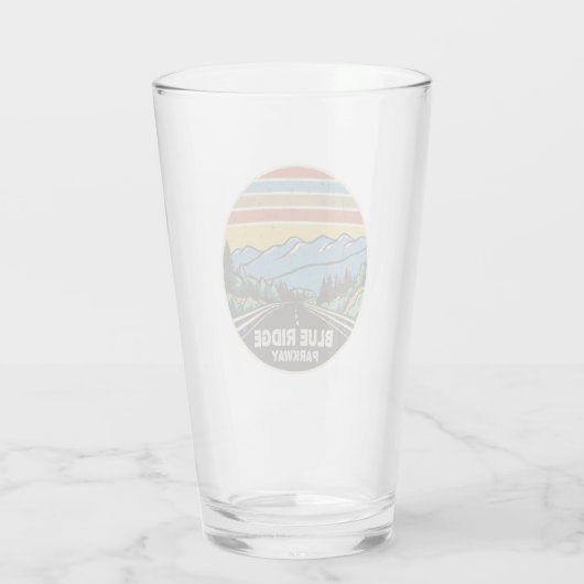 Blue Ridge Parkway Mountains Glas (Achterkant)