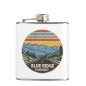 Blue Ridge Parkway Mountains Heupfles (Voorkant)