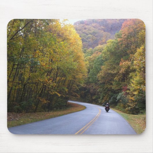Blue Ridge Parkway Mousepad Muismat (Voorkant)