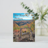 Blue Ridge Parkway NC Briefkaart (Staand voorkant)