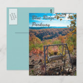 Blue Ridge Parkway NC Briefkaart (Voorkant / Achterkant)
