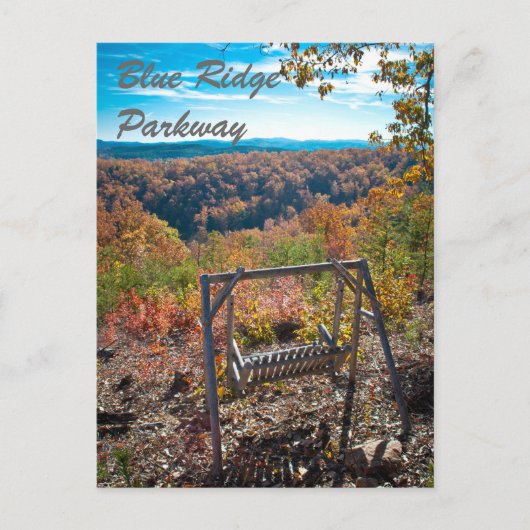 Blue Ridge Parkway NC Briefkaart (Voorkant)