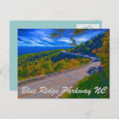 Blue Ridge Parkway NC Briefkaart (Voorkant / Achterkant)