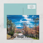 Blue Ridge Parkway NC Briefkaart (Voorkant / Achterkant)