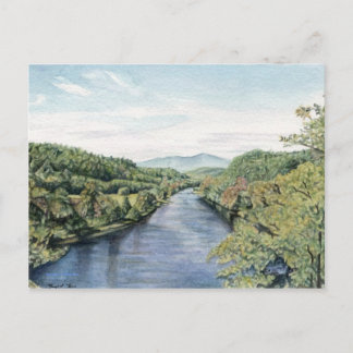 Blue Ridge Parkway op het Briefkaart van de James 