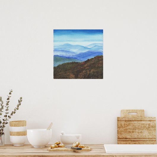 Blue Ridge Parkway Poster (Keuken)