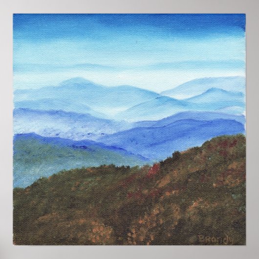 Blue Ridge Parkway Poster (Voorkant)