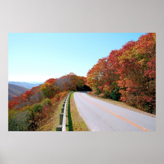 Blue Ridge Parkway Poster (Voorkant)