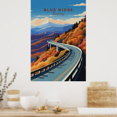 Blue Ridge Parkway Poster (Keuken)