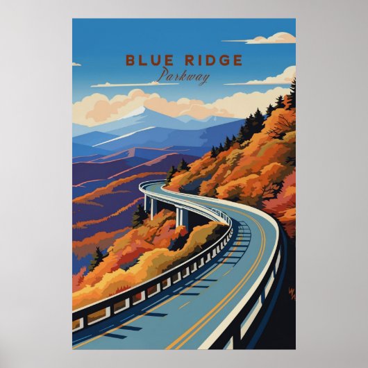 Blue Ridge Parkway Poster (Voorkant)