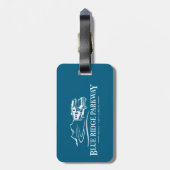 Blue Ridge Parkway Recreatievoertuig Bagagelabel (Achterkant verticaal)