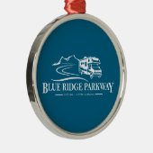 Blue Ridge Parkway Recreatievoertuig Metalen Ornament (Rechts)