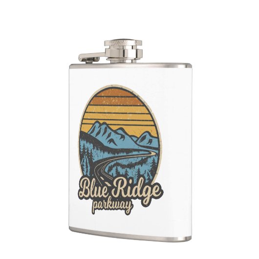 Blue Ridge Parkway Retro Heupfles (Links)