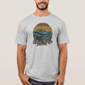 Blue Ridge Parkway Retro T-shirt (Voorkant)