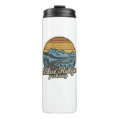 Blue Ridge Parkway Retro Thermosbeker (Voorkant)