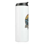 Blue Ridge Parkway Retro Thermosbeker (Gedraaid links)