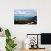 Blue Ridge Parkway Scene 1 Poster (Thuiskantoor)