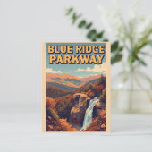 Blue Ridge Parkway Scenic Byway Virginia NC Briefkaart (Staand voorkant)