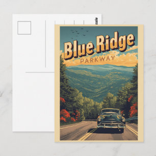 Blue Ridge Parkway Scenic Byway Virginia Noord C Briefkaart