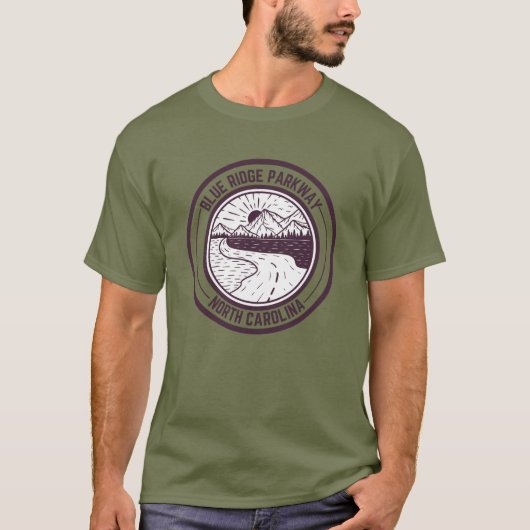 Blue Ridge Parkway Schilderachtig Byway Virginia N T-shirt (Voorkant)