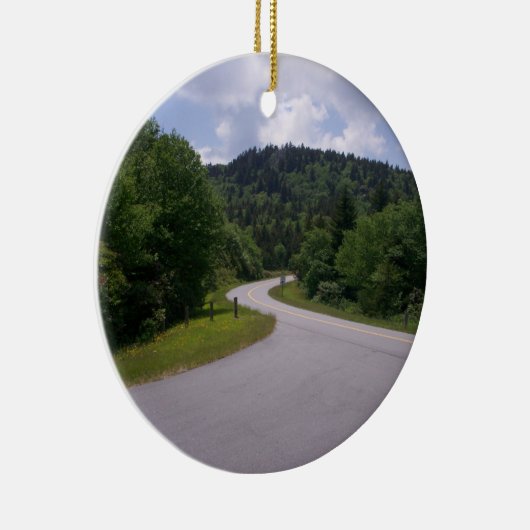 Blue Ridge Parkway Schilderachtig route Keramisch Ornament (Rechts)