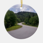 Blue Ridge Parkway Schilderachtig route Keramisch Ornament (Voorkant)