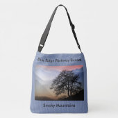 Blue Ridge Parkway Smokies Sunset Foto Crossbody Tas (Achterkant)