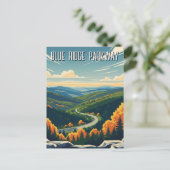 Blue Ridge Parkway Souvenir Briefkaart (Staand voorkant)