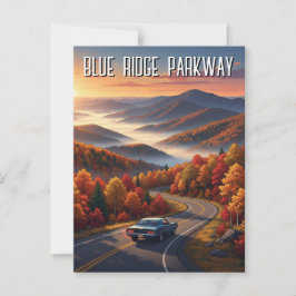 Blue Ridge Parkway Souvenir Briefkaart