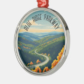  Blue Ridge Parkway Souvenir Metalen Ornament (Links)