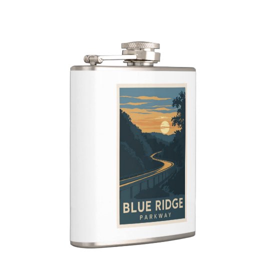 Blue Ridge Parkway Sunset Heupfles (Rechts)