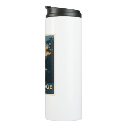 Blue Ridge Parkway Sunset Thermosbeker (Geroteerd rechts)