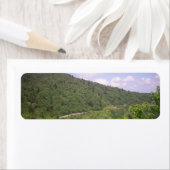 Blue Ridge Parkway Sweeping Road Etiket (Insitu)