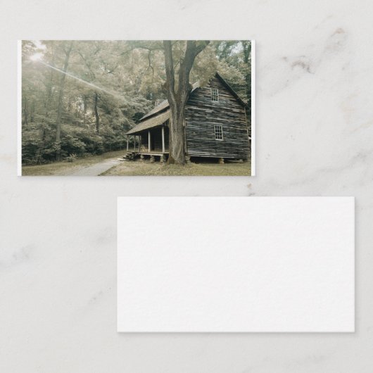Blue Ridge Parkway - Tipton Place Homestead Visitekaartje (Voorkant / Achterkant)