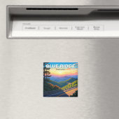 Blue Ridge Parkway Travel Magneet (Insitu (Vaatwasser))