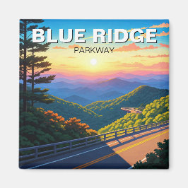 Blue Ridge Parkway Travel Magneet