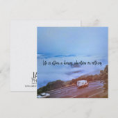 BLUE RIDGE PARKWAY UITZICHT 5.25 x 5.25 kaart (Voorkant / Achterkant)