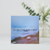 BLUE RIDGE PARKWAY UITZICHT 5.25 x 5.25 kaart (Staand voorkant)