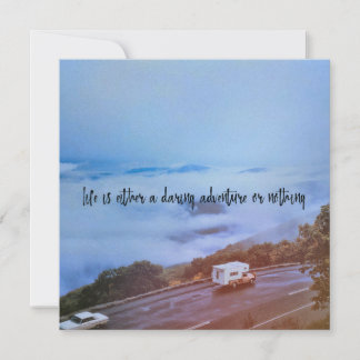 BLUE RIDGE PARKWAY UITZICHT 5.25 x 5.25 kaart