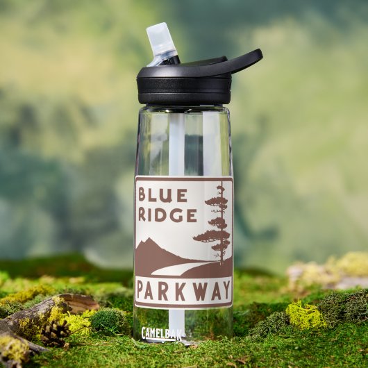 Blue Ridge Parkway Waterfles (Buiten (Gedraaid)  )