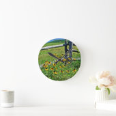 Blue Ridge Parkway Wildbloemen Acrylwand Ronde Klok (Huis)
