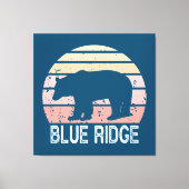 Blue Ridge Retro Beer Canvas Afdruk (Voorkant)
