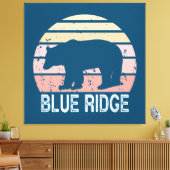 Blue Ridge Retro Beer Canvas Afdruk (Insitu (Woonkamer))