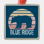 Blue Ridge Retro Beer Metalen Ornament (Voorkant)