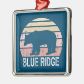 Blue Ridge Retro Beer Metalen Ornament (Links)