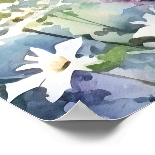 Blue Ridge Scenic Landscape Art Poster (Hoek)