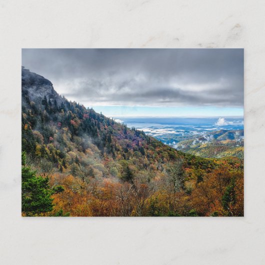 Blue Ridge Smoky Mountains Parkway North Carolina Briefkaart (Voorkant)
