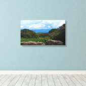 Blue Ridge Spring Canvas Print (Insitu (Houten vloer))