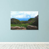 Blue Ridge Spring Canvas Print (Insitu (Houten vloer))